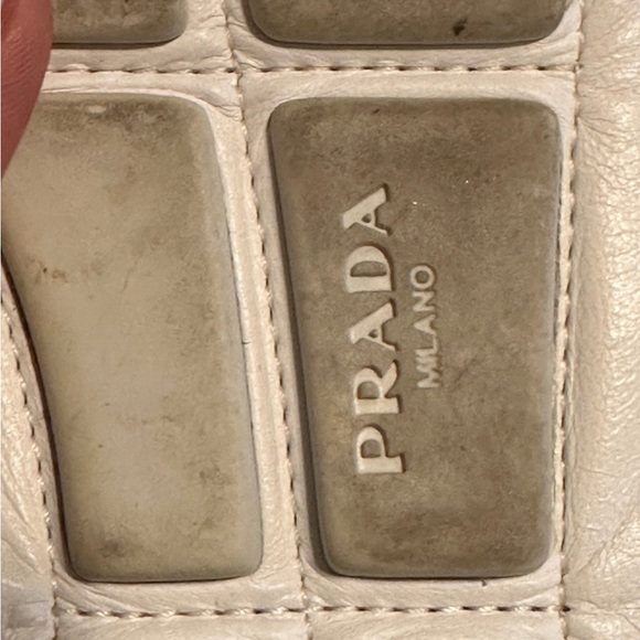 Prada Driver Flats/Loafers, Cream, Size 8.5 - Picture 6 of 6
